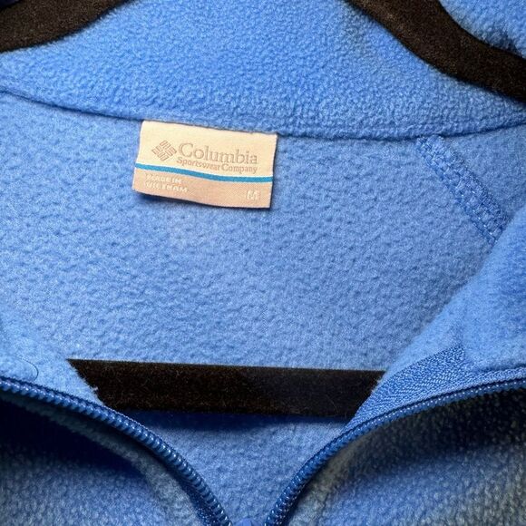Columbia Women’s Benton Springs Blue Fleece Jacket size medium - Picture 3 of 3